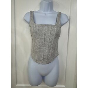 Body Contour High Compression Corset Cropped Tank size‎ small gray